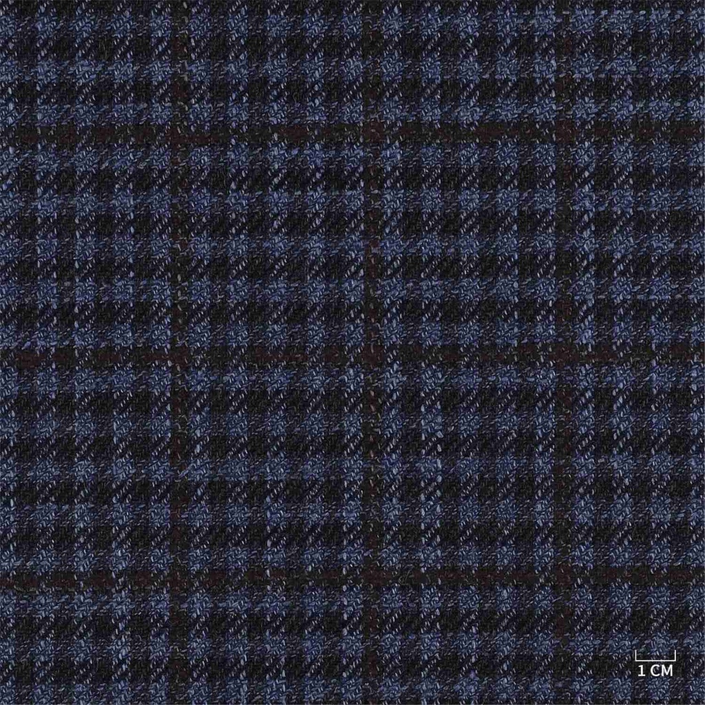 [610218] BLUE, BROWN CHECKS (100/18)