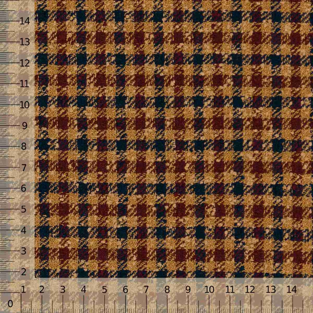 [660206] 棕色与蓝色格纹