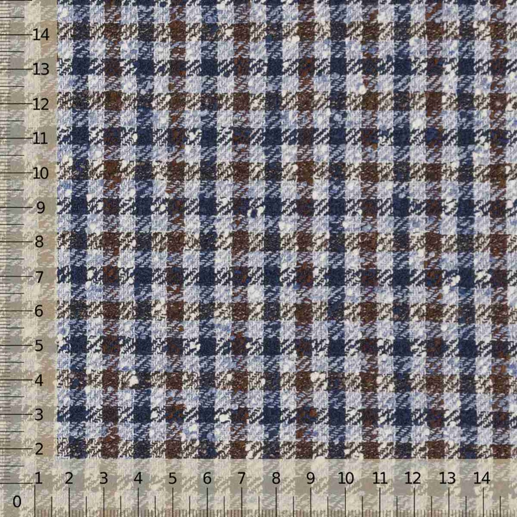 [660222] 蓝色与棕色格纹