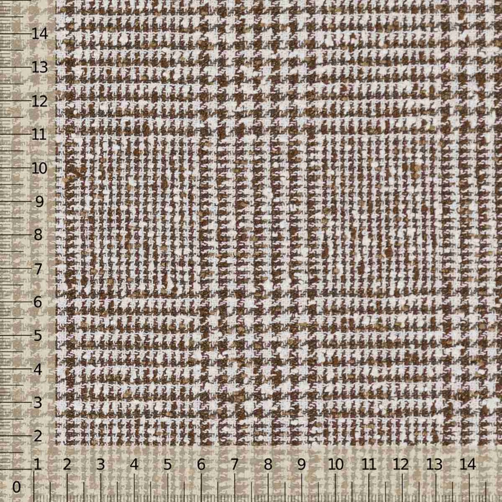 [660237] 棕色与白色格纹