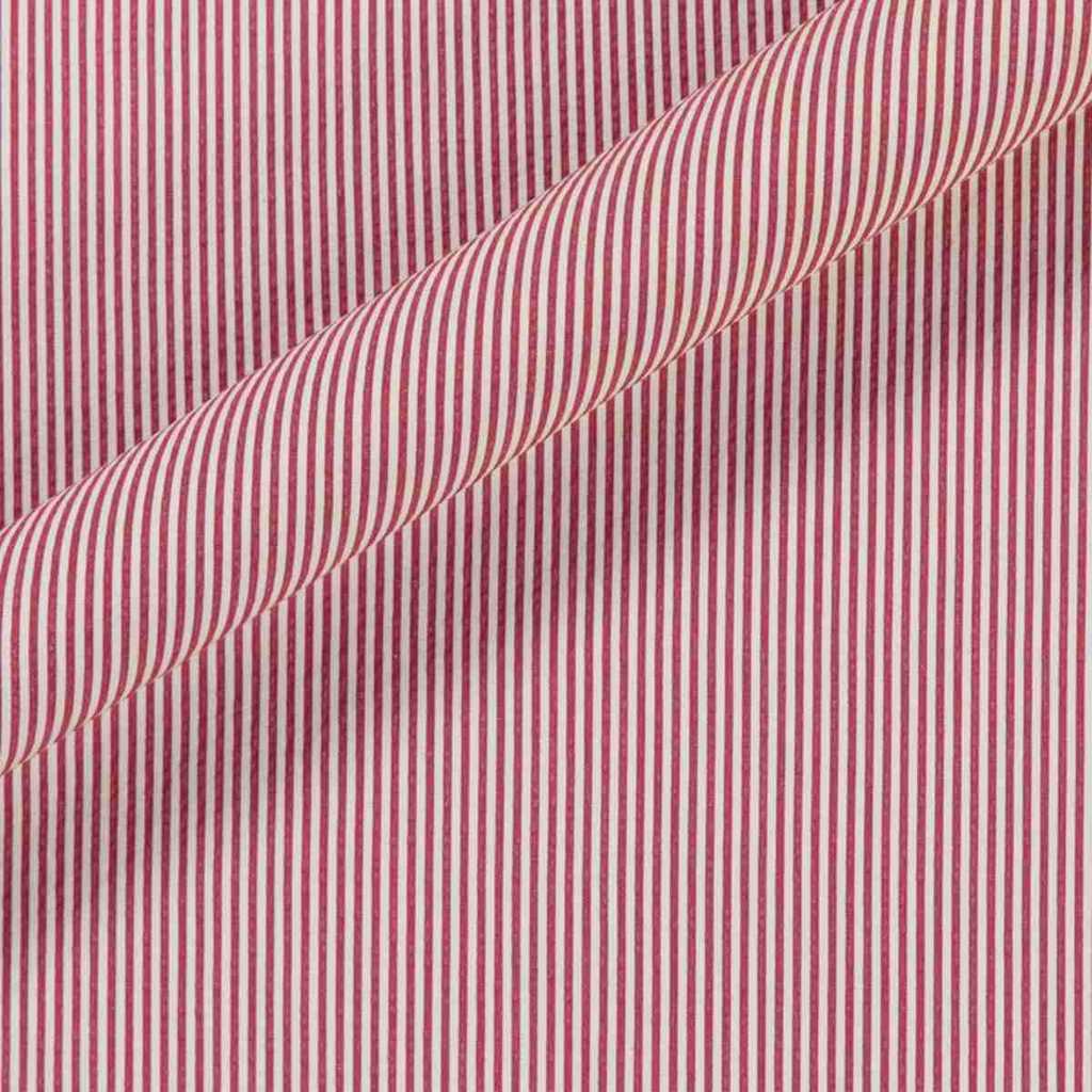 [660727] 粉色，条纹泡泡纱