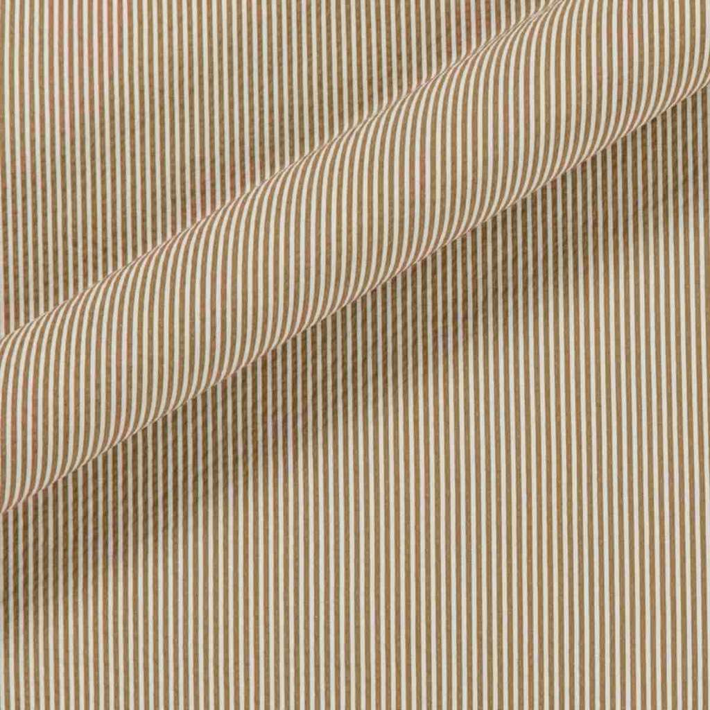 [660728] 米色，条纹泡泡纱