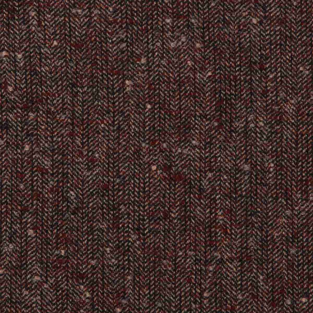 [664308] 棕色，红色人字纹