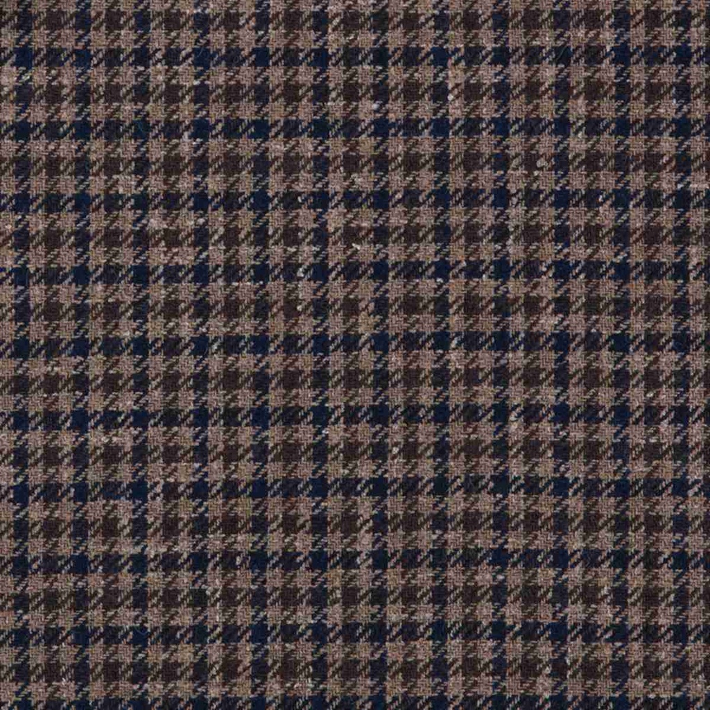 [664349] 棕色，蓝色格纹