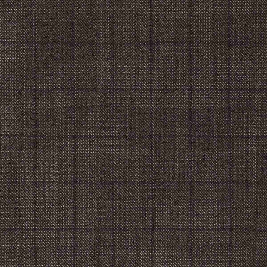 [664407] 深棕色格纹（双股纱）