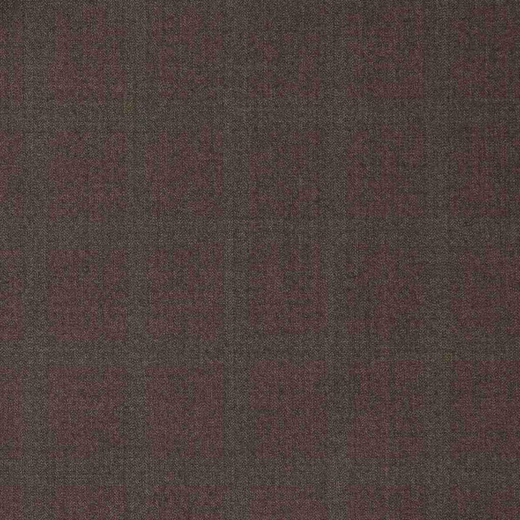 [664412] 棕色，绿色格纹（双股纱）
