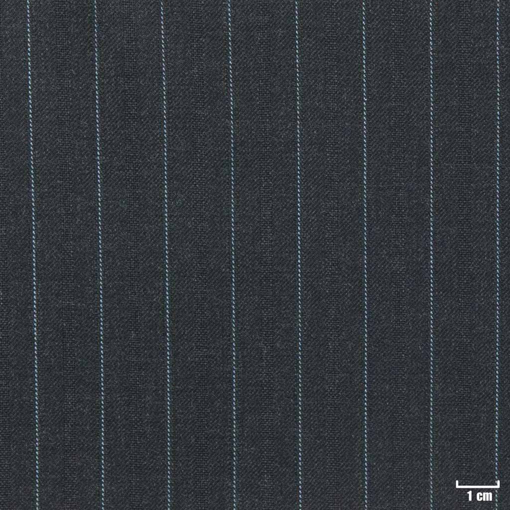 [810621] CHARCOAL, BLUE STRIPES