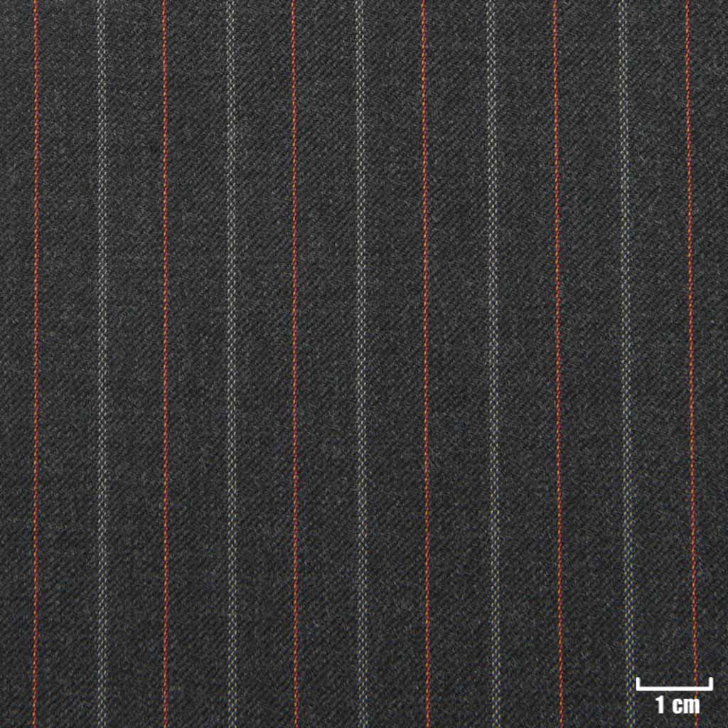 [822221] CHARCOAL, GREY/RED DOTTED STRIPES