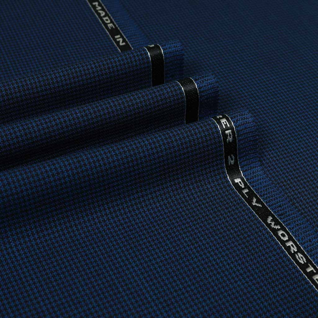 [822321] BLUE, BLACK HOUNDSTOOTH