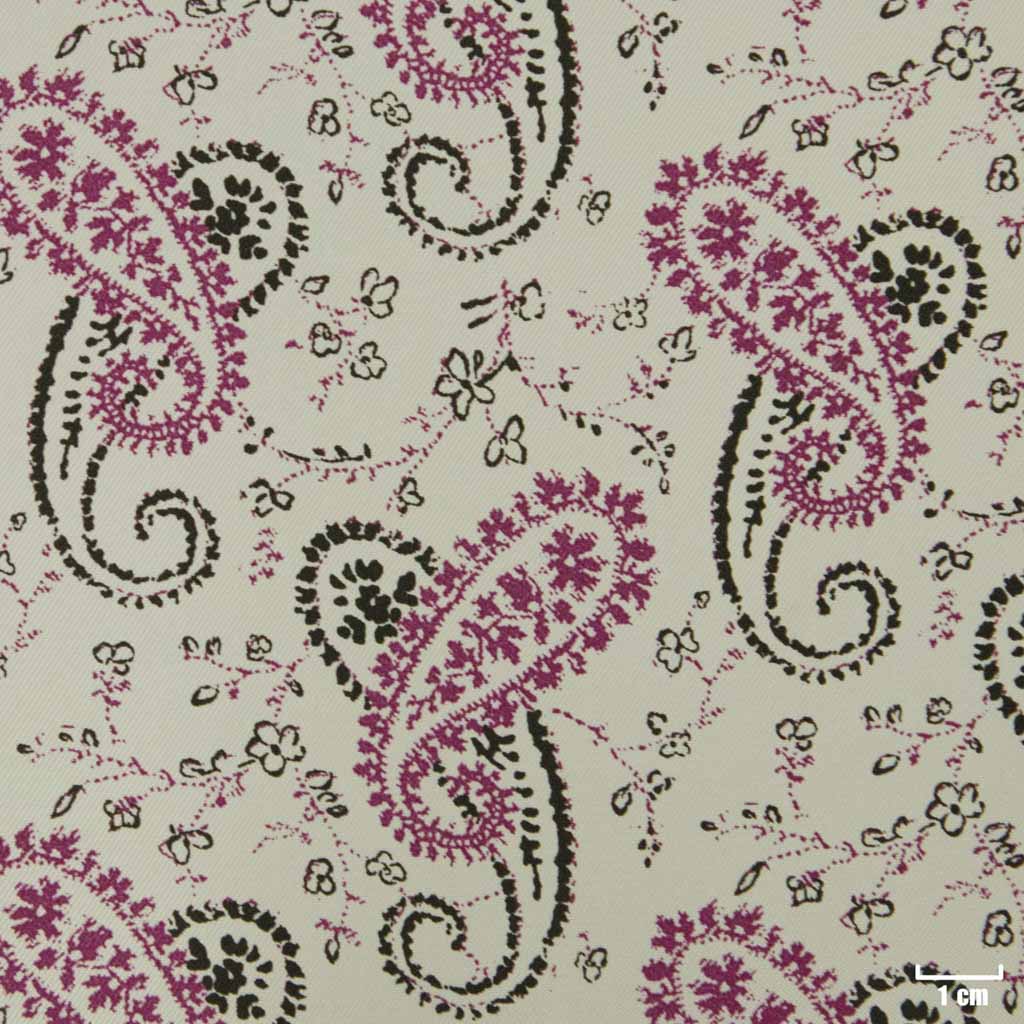 [822924] SILVER, BLACK/PURPLE FLOWER