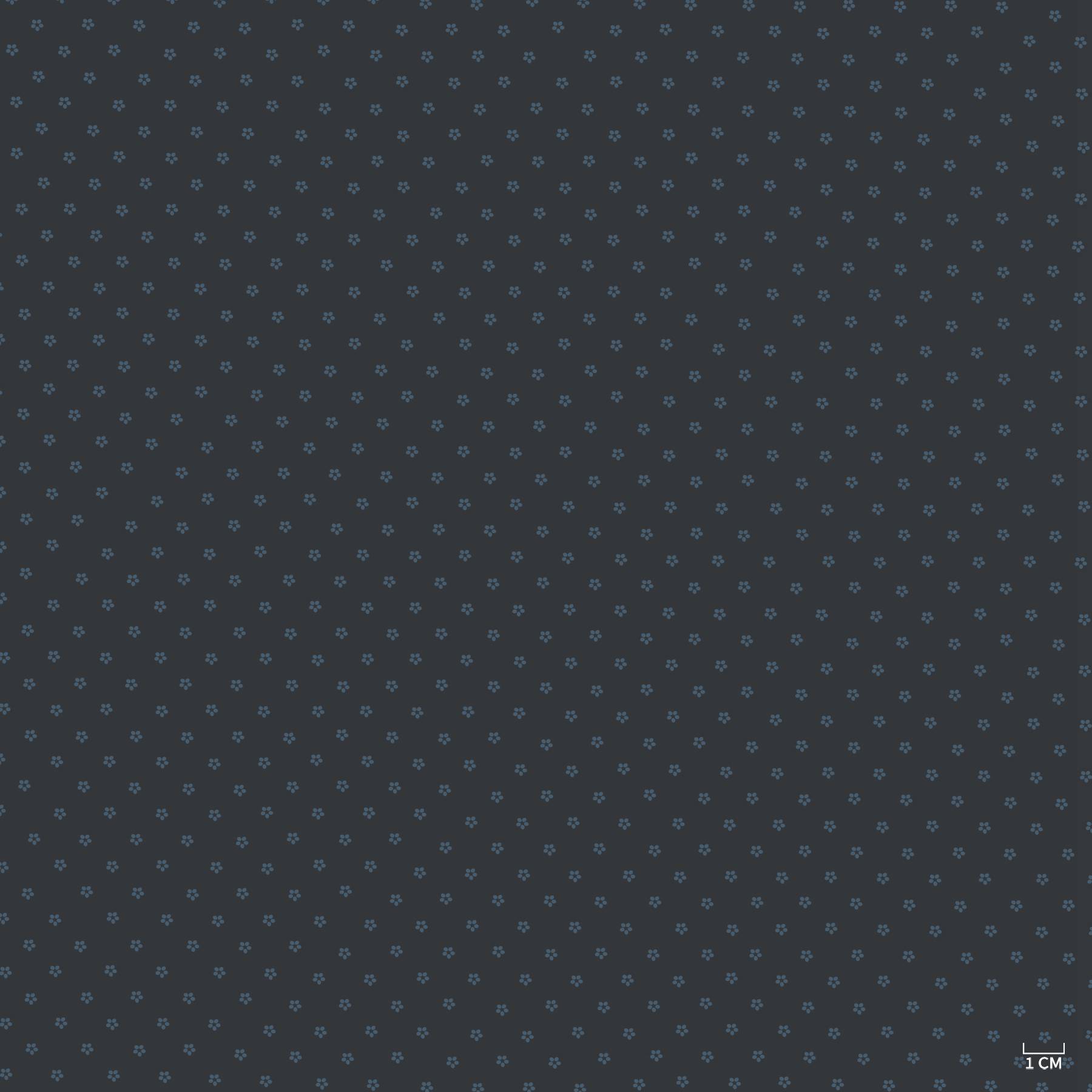 [822928] DARK BLUE, BLUE SMALL FLOWER