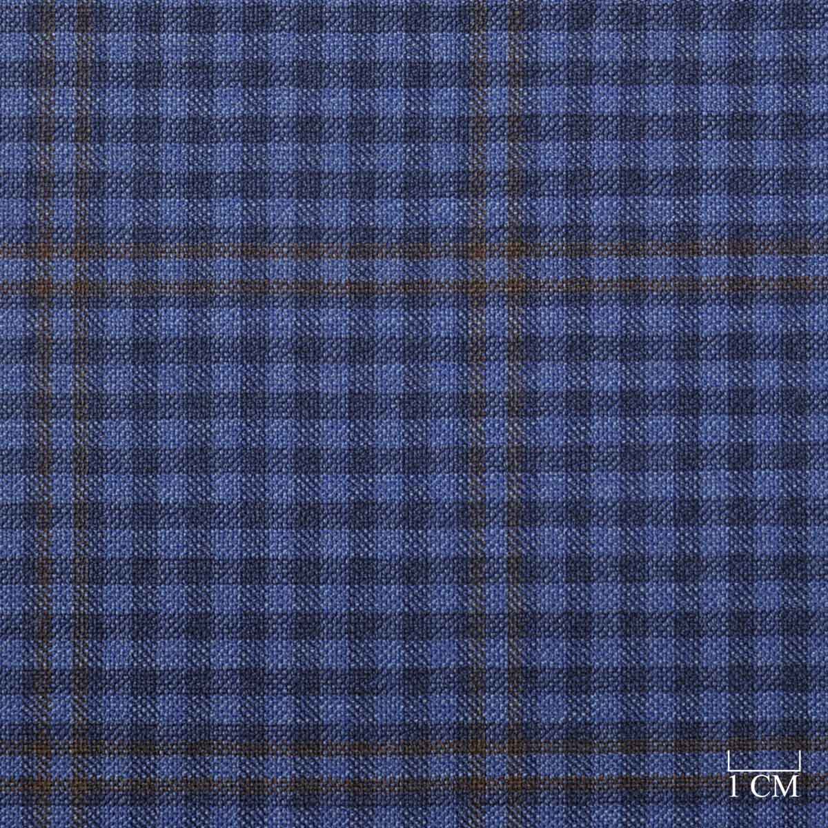 [824035] BLUE,BROWN CHECKS
