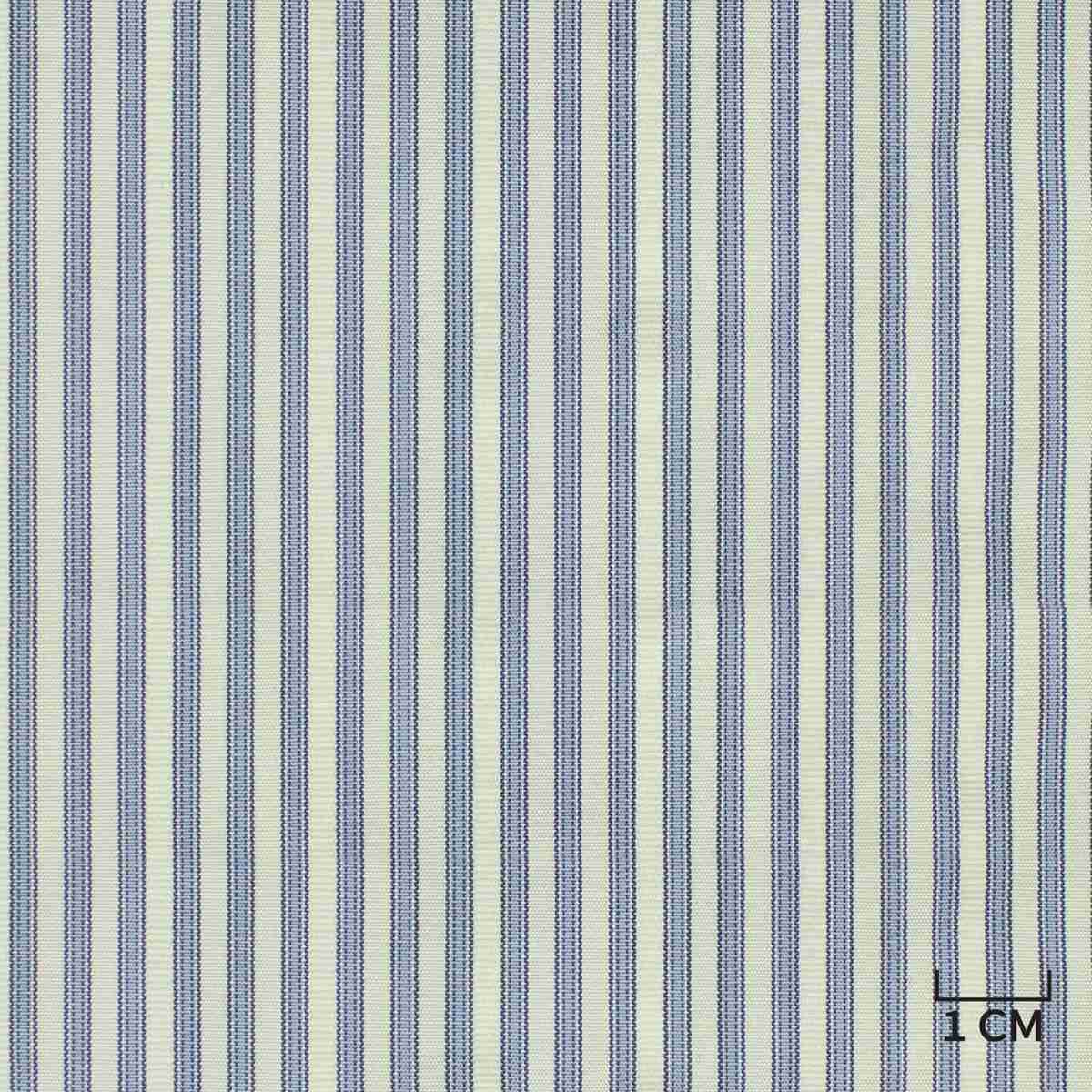 [H10407] OFF WHITE, BLUE STRIPE