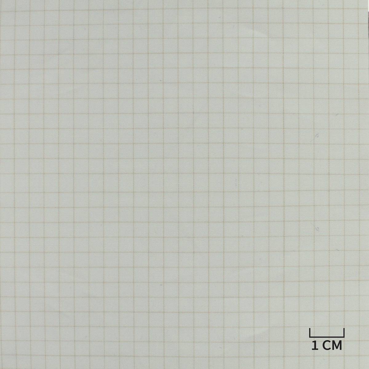 [H10444] WHITE, TAN CHECKS