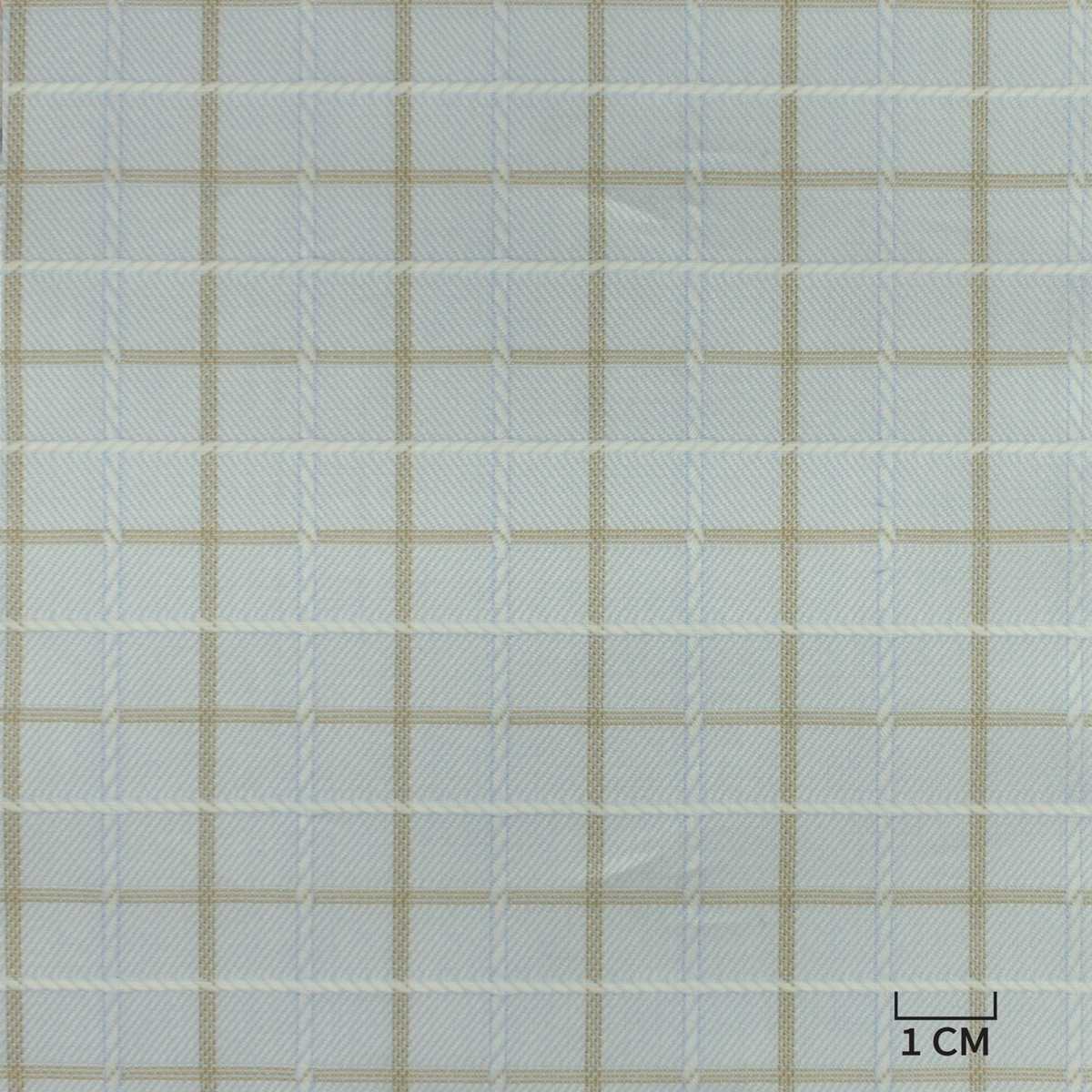 [H10462] BLUE, KHAKI CHECKS