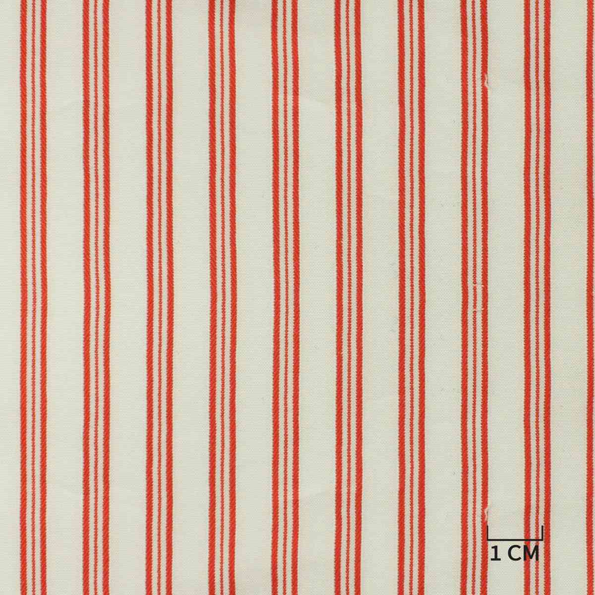 [H10488] WHITE, RED STRIPES