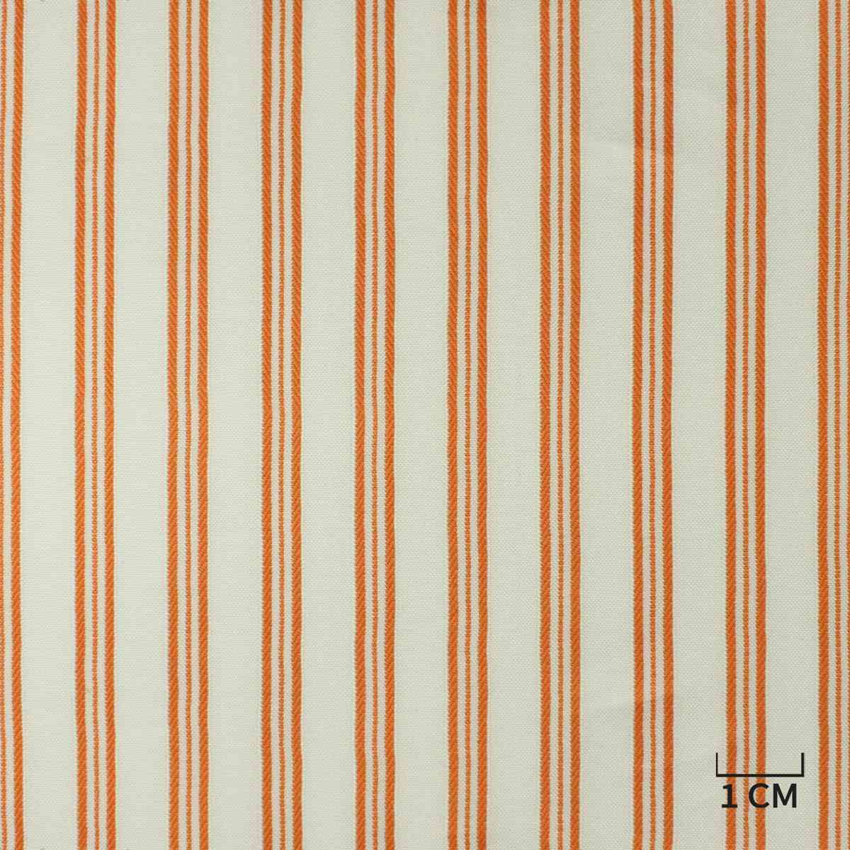 [H10493] WHITE, ORANGE STRIPES