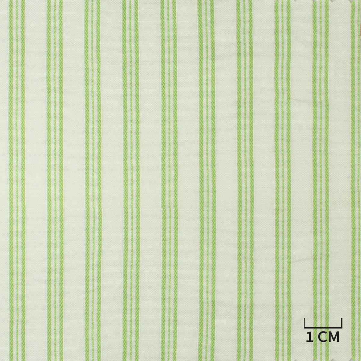[H10494] WHITE, GREEN STRIPES