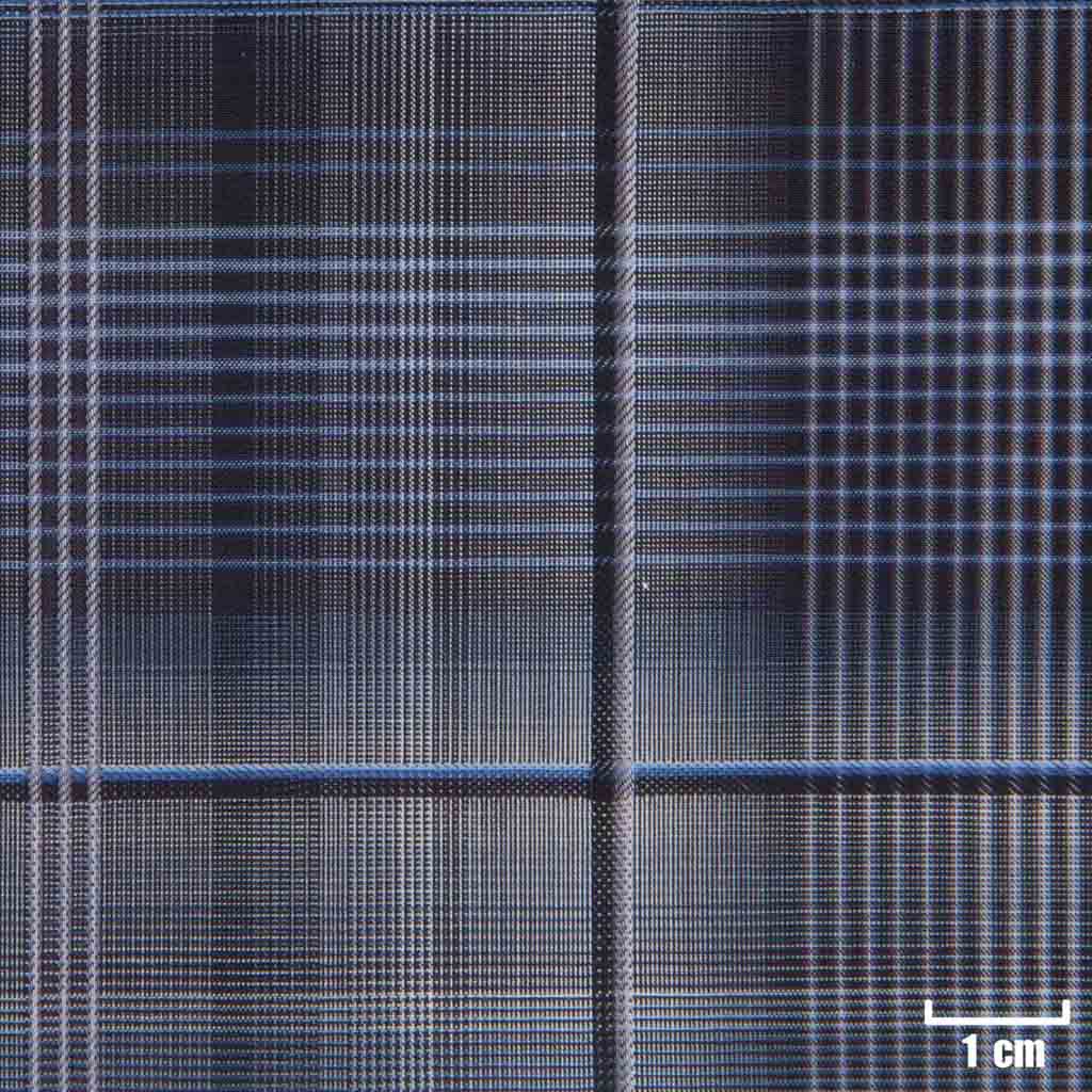 [H11263] BLUE, BIG PURPLE CHECKS
