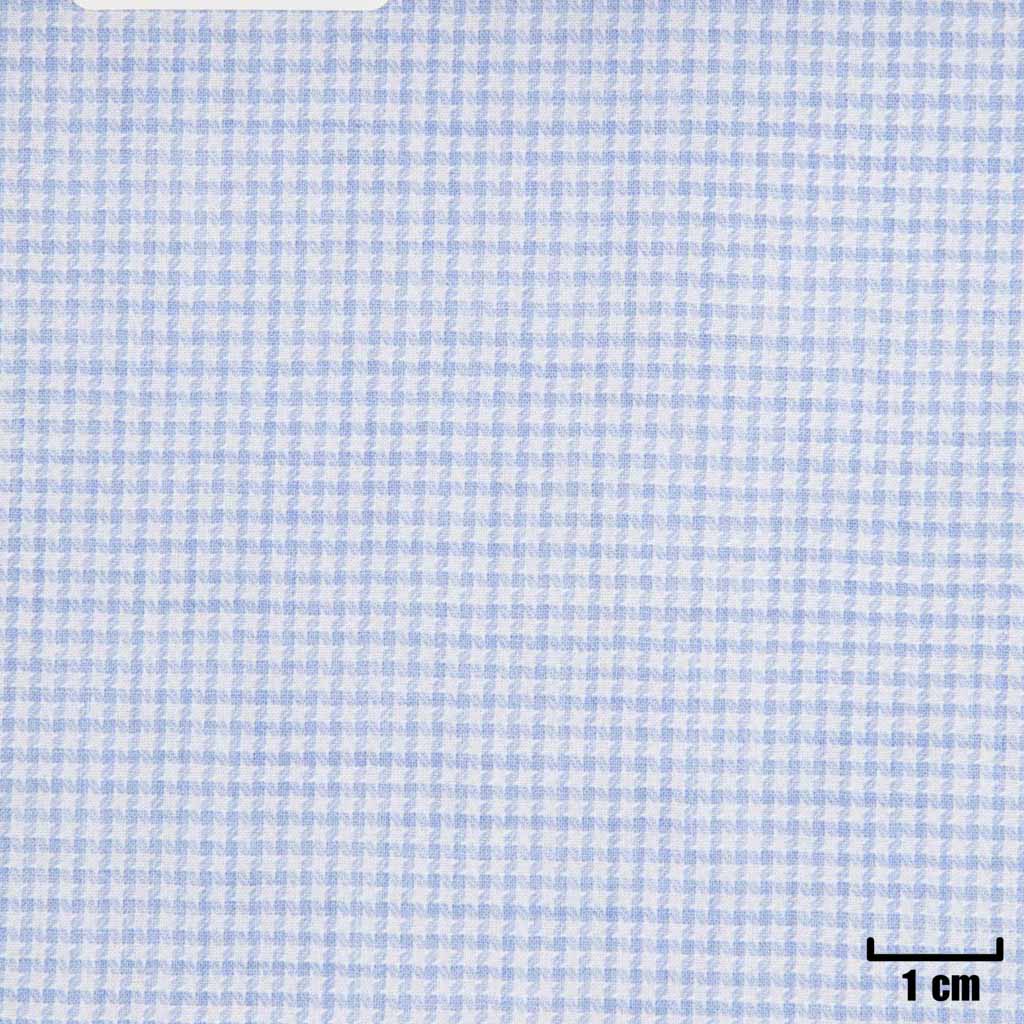 [H11335] WHITE, BLUE HOUNDSTOOTH