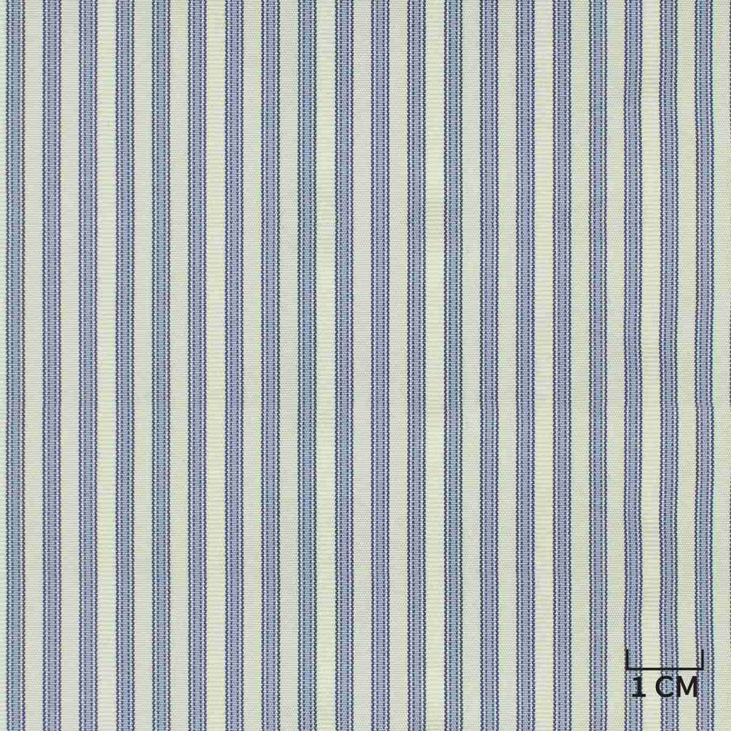 [A1222] 米白色与蓝色条纹