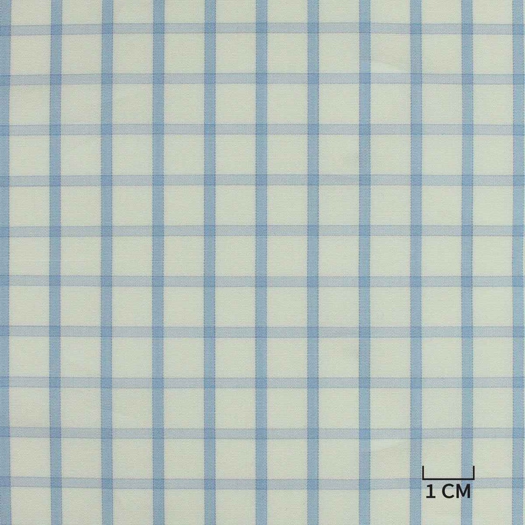 [A333] 白色与蓝色格纹